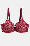 Marks & Spencer Padded Regular Wired Full Coverage Blouse Bra - Dark Raspberry — thumbnail 4